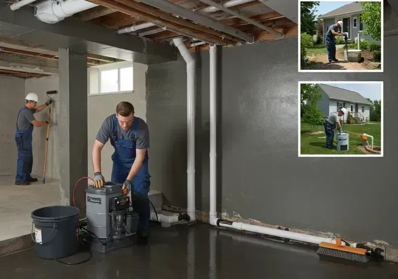 Basement Waterproofing and Flood Prevention process in Christopher, IL